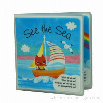 EVA Cartoon Funny Baby Bath Book, Made of EVA